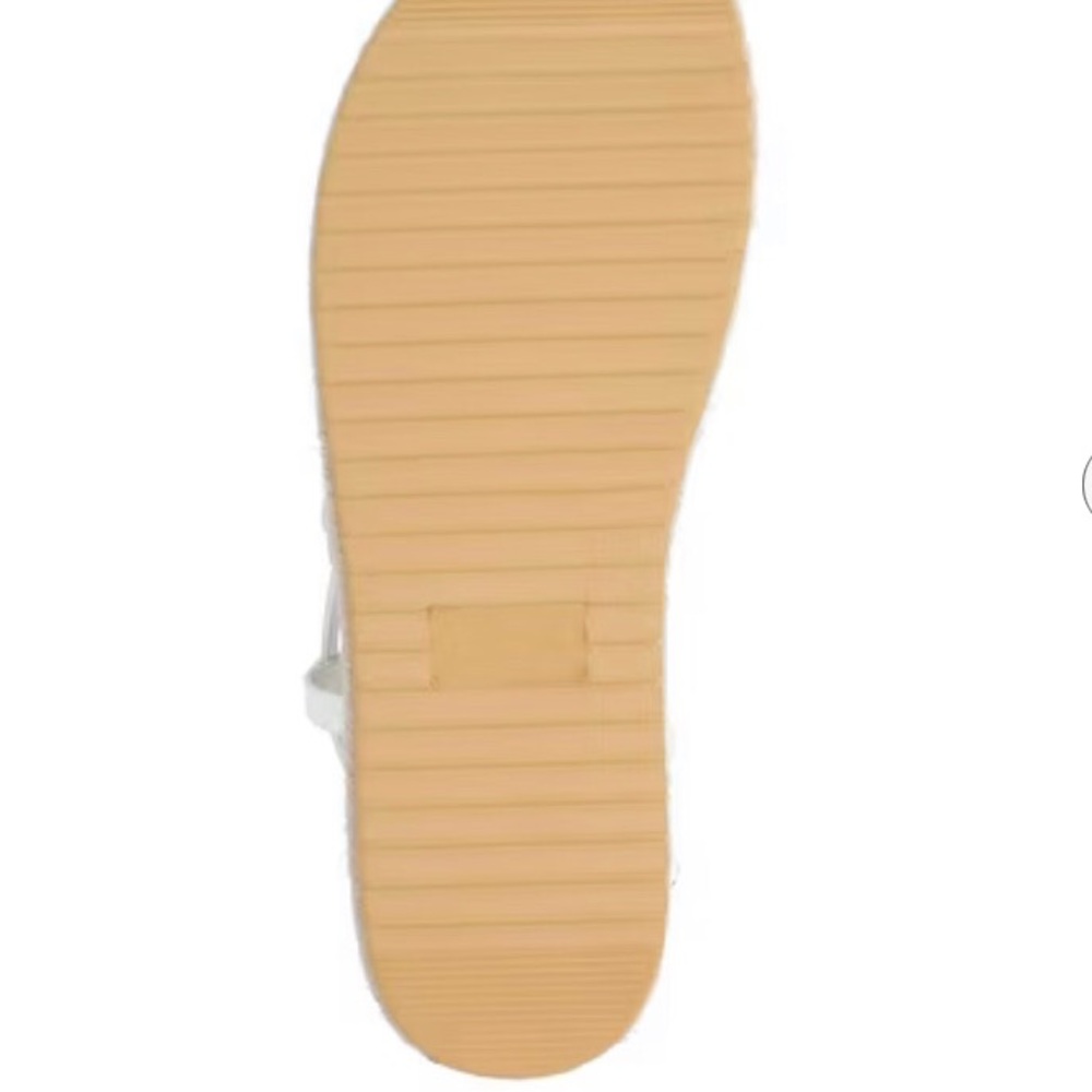 Women’s Strappy Ankle-Wrap Sandals in Cream - Picture 6 of 11